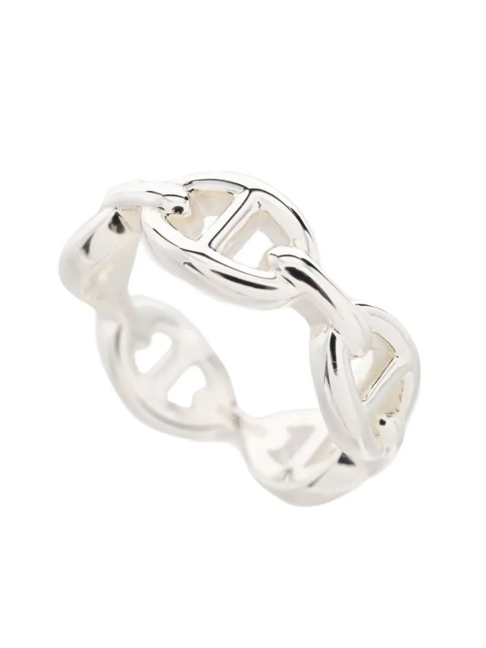 Hermes Ring Chaine D'ancre Enchainee PM